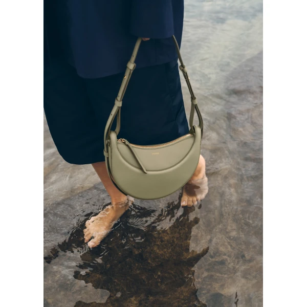 Polène Numéro Dix in Linden Numéro Dix in Linden - Shoulder & Crossbody Bags - Parisian Luxury Leather Bag at Luxury Shoes 