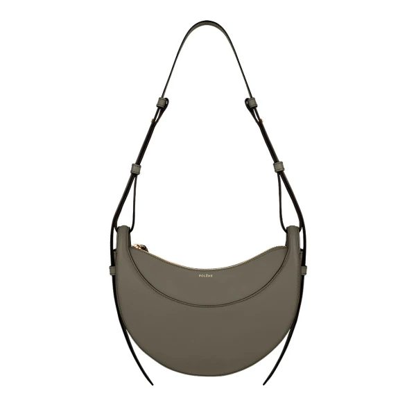 Polène Numéro Dix in Smoky Green Numéro Dix in Smoky Green - Shoulder & Crossbody Bags - Parisian Luxury Leather Bag at Luxury Shoes 