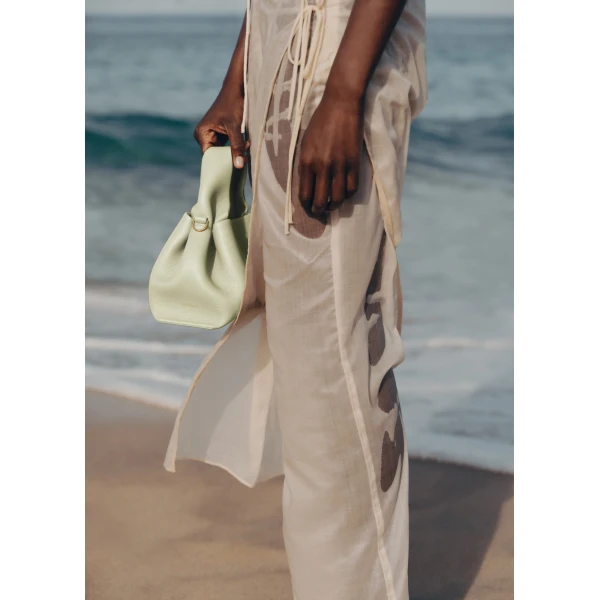 Polène Numéro Neuf Mini in Aloe Numéro Neuf Mini in Aloe - Mini Bags - Parisian Luxury Leather Bag at Luxury Shoes 