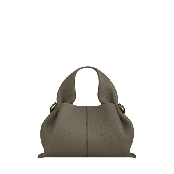 Polène Numéro Neuf Mini in Smoky Green Numéro Neuf Mini in Smoky Green - Mini Bags - Parisian Luxury Leather Bag at Luxury Shoes 