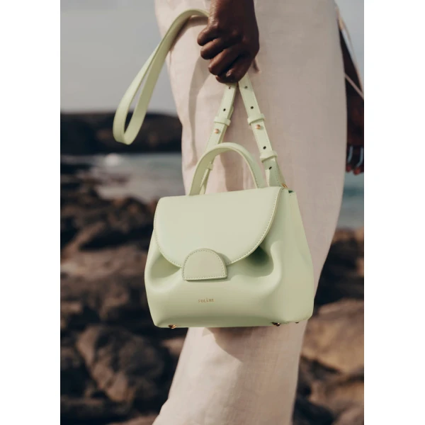 Polène Numéro Un Nano in Aloe Numéro Un Nano in Aloe - Mini Bags - Parisian Luxury Leather Bag at Luxury Shoes 