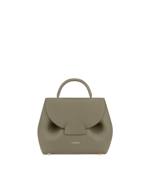 Polène Numéro Un Nano in Olive Numéro Un Nano in Olive - Mini Bags - Parisian Luxury Leather Bag at Luxury Shoes 
