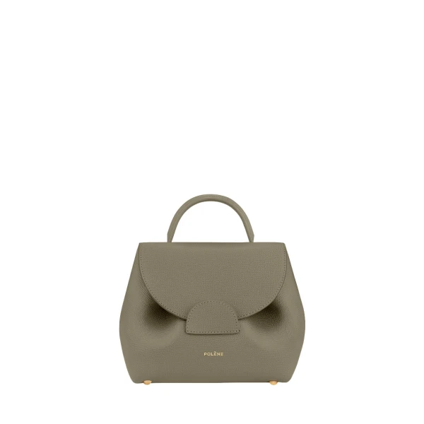 Polène Numéro Un Nano in Olive Numéro Un Nano in Olive - Mini Bags - Parisian Luxury Leather Bag at Luxury Shoes 