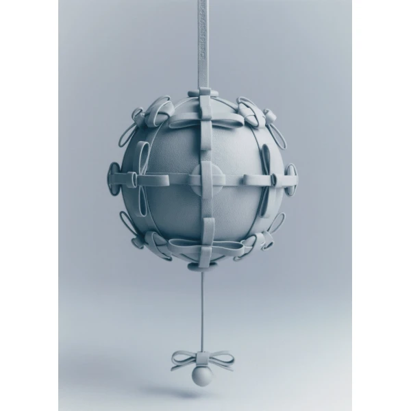 Polène Button Bow Sphere in Cloud Button Bow Sphere in Cloud - Clutch Bags - Parisian Luxury Leather Bag at Luxury Shoes 