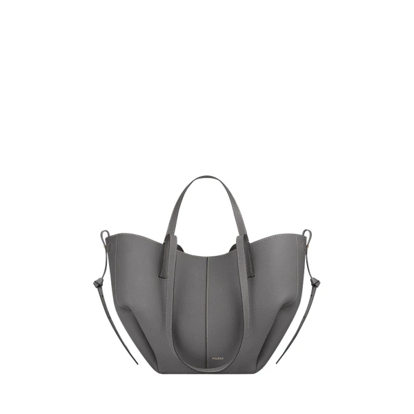 Polène Cyme Mini in Stone Cyme Mini in Stone - Mini Bags - Parisian Luxury Leather Bag at Luxury Shoes 