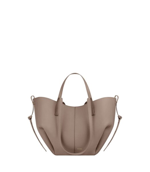 Polène Cyme Mini in Taupe Cyme Mini in Taupe - Mini Bags - Parisian Luxury Leather Bag at Luxury Shoes 