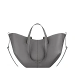 Polène Cyme in Stone Cyme in Stone - Totes & Top-Handle Bags - Parisian Luxury Leather Bag at Luxury Shoes 
