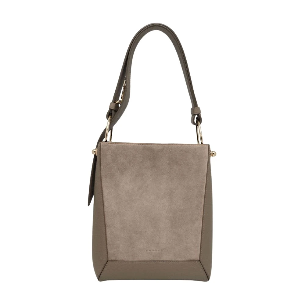 Grey-Lana-Midi-Bucket-Bag-in-Taupe-Suede27545_nobg Strathberry Lana Midi Bucket Bag