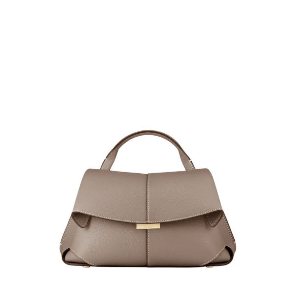 Polène Mokki Mini in Taupe Mokki Mini in Taupe - Mini Bags - Parisian Luxury Leather Bag at Luxury Shoes 