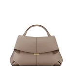 Polène Mokki in Taupe Mokki in Taupe - Shoulder & Crossbody Bags - Parisian Luxury Leather Bag at Luxury Shoes 
