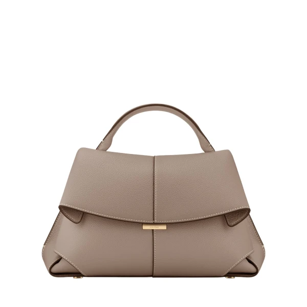 Polène Mokki in Taupe Mokki in Taupe - Shoulder & Crossbody Bags - Parisian Luxury Leather Bag at Luxury Shoes 