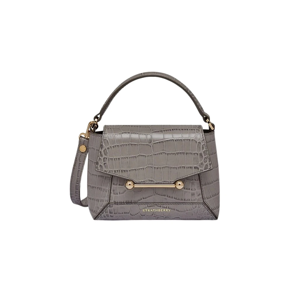 Grey-Mosaic-Nano-in-Soft-Croc-embossed-Leather-Stone-Grey80485_nobg Strathberry Mosaic Nano mini bag