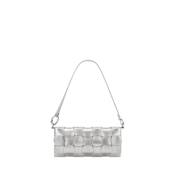 Polène Neiti in Grey Neiti in Grey - Shoulder & Crossbody Bags - Parisian Luxury Leather Bag at Luxury Shoes 