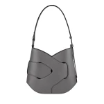 Grey-Nodde-Hobo-in-Stone-collection-coveti63323_nobg Polène Nodde Hobo in Stone Nodde Hobo in Stone - Shoulder & Crossbody Bags - Parisian Luxury Leather Bag at Luxury Shoes