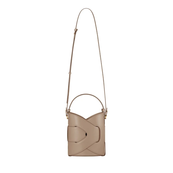 Polène Nodde Seau in Taupe Nodde Seau in Taupe - Bucket Bags - Parisian Luxury Leather Bag at Luxury Shoes 