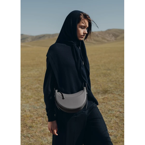 Polène Numéro Dix in Stone Numéro Dix in Stone - Shoulder & Crossbody Bags - Parisian Luxury Leather Bag at Luxury Shoes 