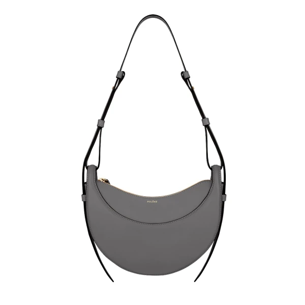 Polène Numéro Dix in Stone Numéro Dix in Stone - Shoulder & Crossbody Bags - Parisian Luxury Leather Bag at Luxury Shoes 