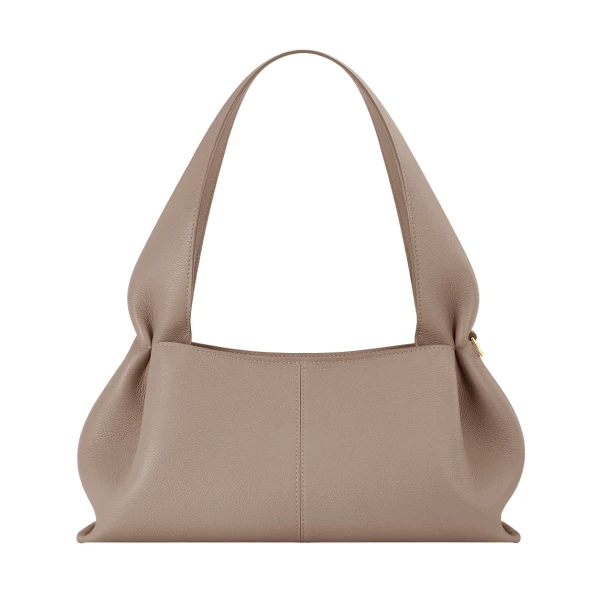 Polène Numéro Neuf East West in Taupe Numéro Neuf East West in Taupe - Shoulder & Crossbody Bags - Parisian Luxury Leather Bag at Luxury Shoes 