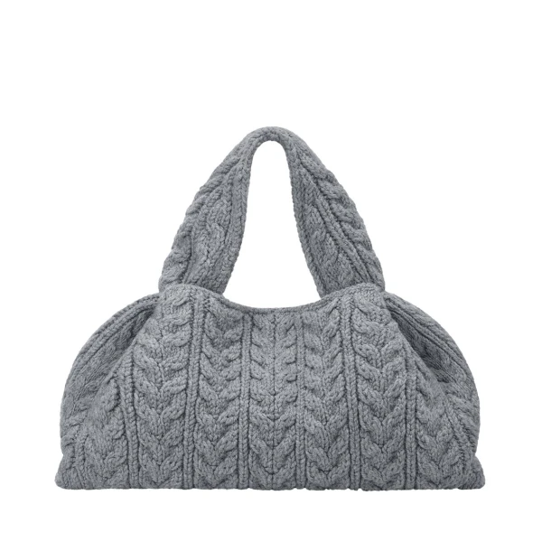 Polène Numéro Neuf Large in Stone Numéro Neuf Large in Stone - Shoulder & Crossbody Bags - Parisian Luxury Leather Bag at Luxury Shoes 