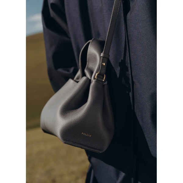 Polène Numéro Neuf Mini in Stone Numéro Neuf Mini in Stone - Mini Bags - Parisian Luxury Leather Bag at Luxury Shoes 