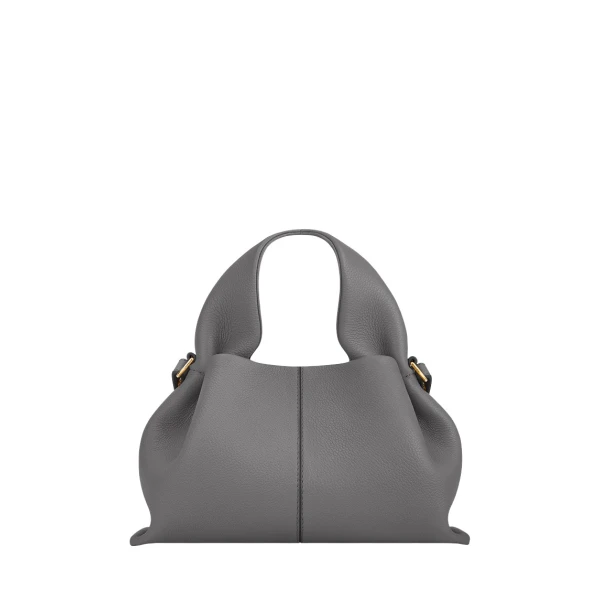 Polène Numéro Neuf Mini in Stone Numéro Neuf Mini in Stone - Mini Bags - Parisian Luxury Leather Bag at Luxury Shoes 