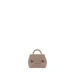 Polène Numéro Un Micro in Taupe Numéro Un Micro in Taupe - Mini Bags - Parisian Luxury Leather Bag at Luxury Shoes 