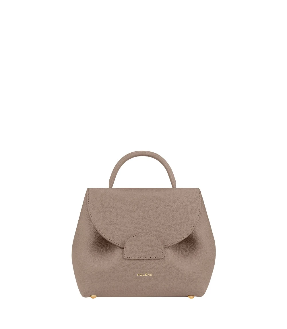 Grey-Numero-Un-Nano-in-Taupe-collection-coveti32764_nobg Polène Numéro Un Nano in Taupe Numéro Un Nano in Taupe - Mini Bags - Parisian Luxury Leather Bag at Luxury Shoes