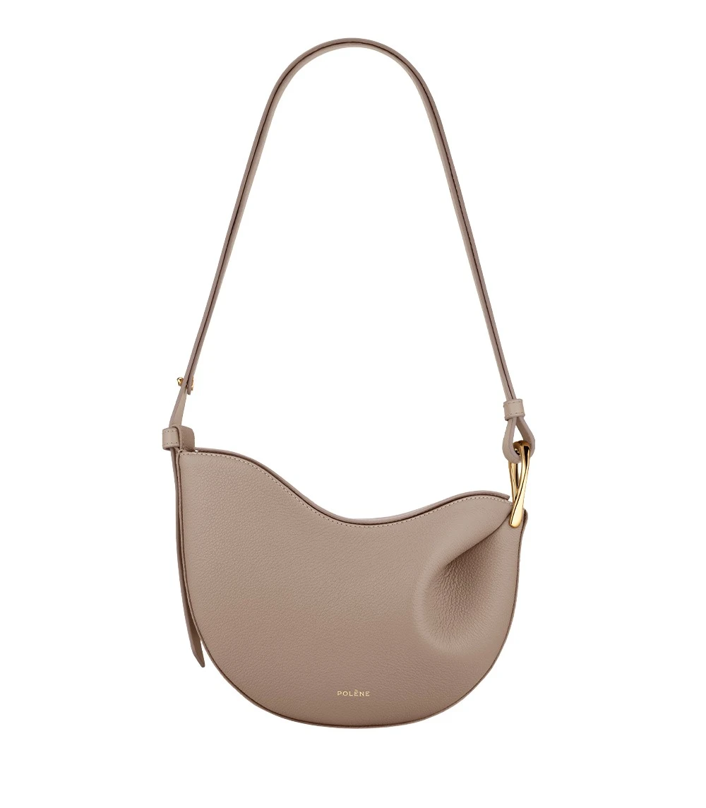Grey-Tonca-in-Taupe-collection-coveti43636_nobg Polène Tonca in Taupe Tonca in Taupe - Shoulder & Crossbody Bags - Parisian Luxury Leather Bag at Luxury Shoes