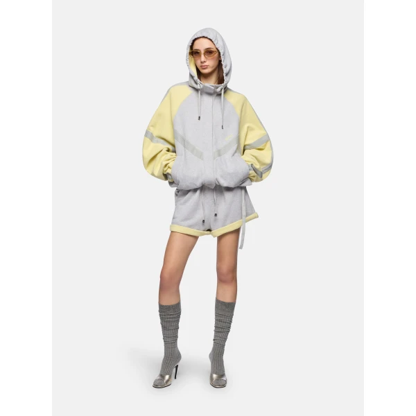 Grey and honey short pant