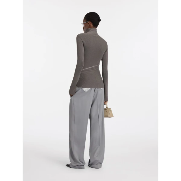 Attico grey knitwear