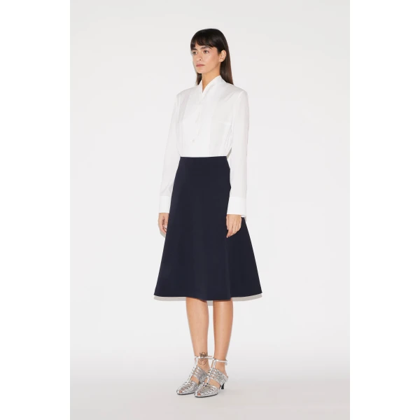 Navy skirts