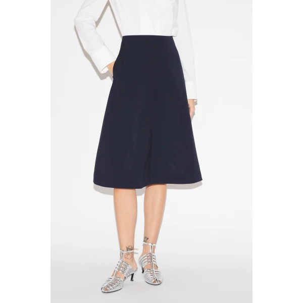 blue skirts