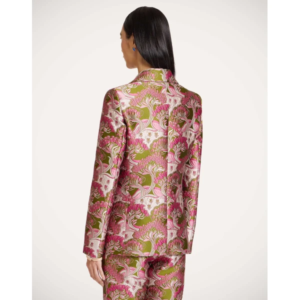 La DoubleJ 24/7 Jacket in Tulip Green - Jackets - Milanese Maximalist Fashion at Luxury Shoes 