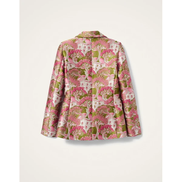 La DoubleJ 24/7 Jacket in Tulip Green - Jackets - Milanese Maximalist Fashion at Luxury Shoes 