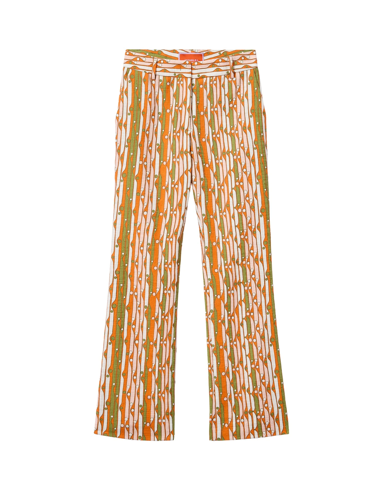 La-DoubleJ-247-Pants-in-Smarties-Orange74524_nobg La DoubleJ 24/7 Pants in Smarties Orange - Pants - Milanese Maximalist Fashion at Luxury Shoes