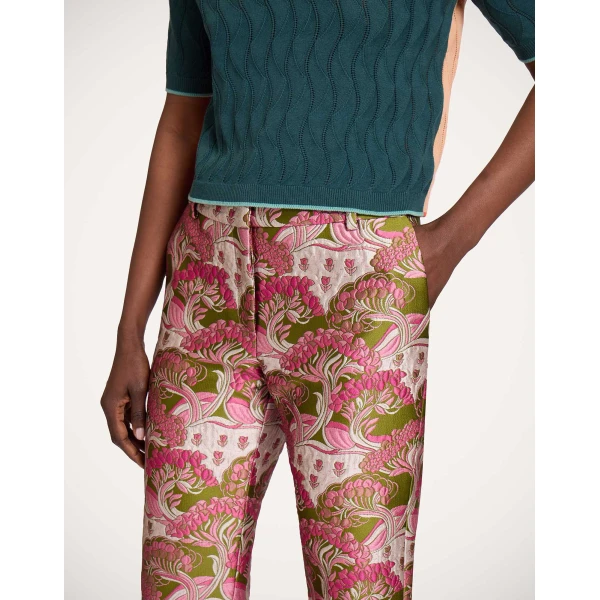 La DoubleJ 24/7 Pants in Tulip Green - Pants - Milanese Maximalist Fashion at Luxury Shoes 