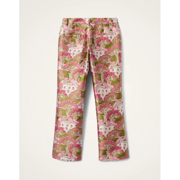 La DoubleJ 24/7 Pants in Tulip Green - Pants - Milanese Maximalist Fashion at Luxury Shoes 