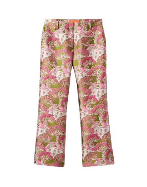 La DoubleJ 24/7 Pants in Tulip Green - Pants - Milanese Maximalist Fashion at Luxury Shoes 