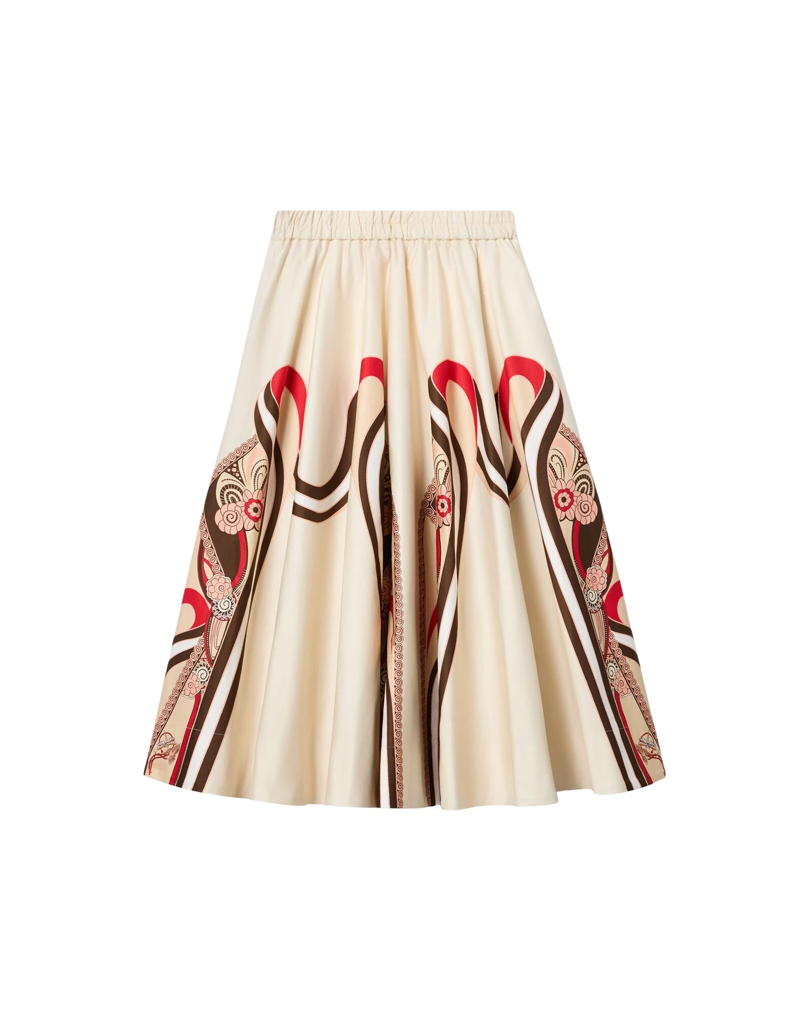 La-DoubleJ-Ballerina-Skirt-in-Ambrosia-Placee-Red99198_nobg La DoubleJ Ballerina Skirt in Ambrosia Placée Red - Skirts - Milanese Maximalist Fashion at Luxury Shoes