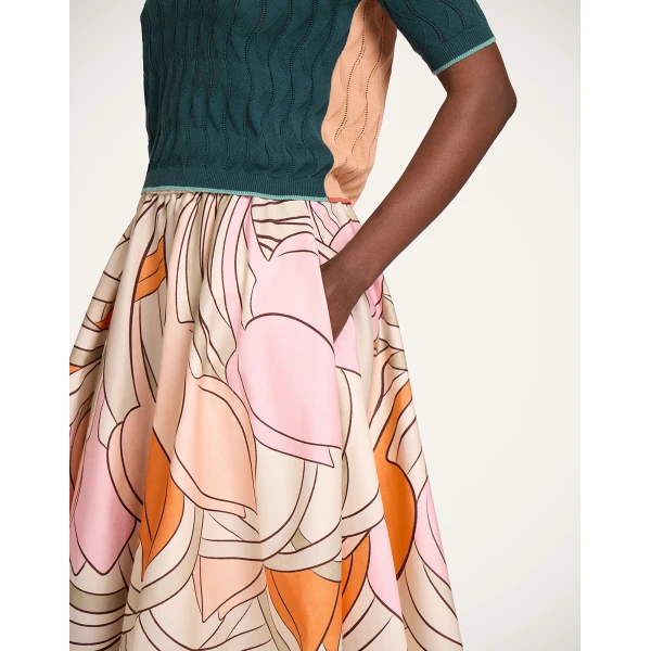 La DoubleJ Ballerina Skirt in Tulip Placée Pale Pink - Skirts - Milanese Maximalist Fashion at Luxury Shoes 
