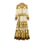 La DoubleJ Bellini Dress in Cocoon Placée Brown - Dresses - Milanese Maximalist Fashion at Luxury Shoes 