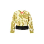 La DoubleJ Bijoux Jacket in Oasis Green - Jackets - Milanese Maximalist Fashion at Luxury Shoes 