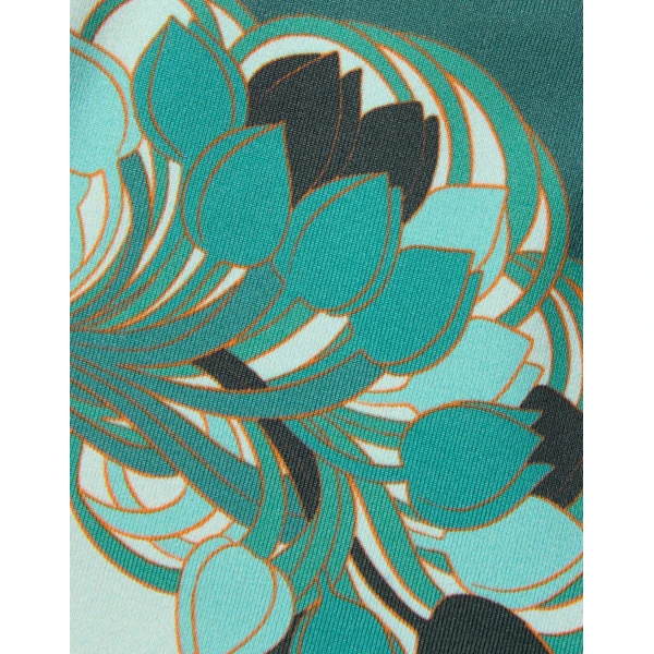 La DoubleJ Bikini Top in Blooming Tulip Placée Mint - Beachwear - Milanese Maximalist Fashion at Luxury Shoes 
