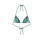 La DoubleJ Bikini Top in Blooming Tulip Placée Mint - Beachwear - Milanese Maximalist Fashion at Luxury Shoes 