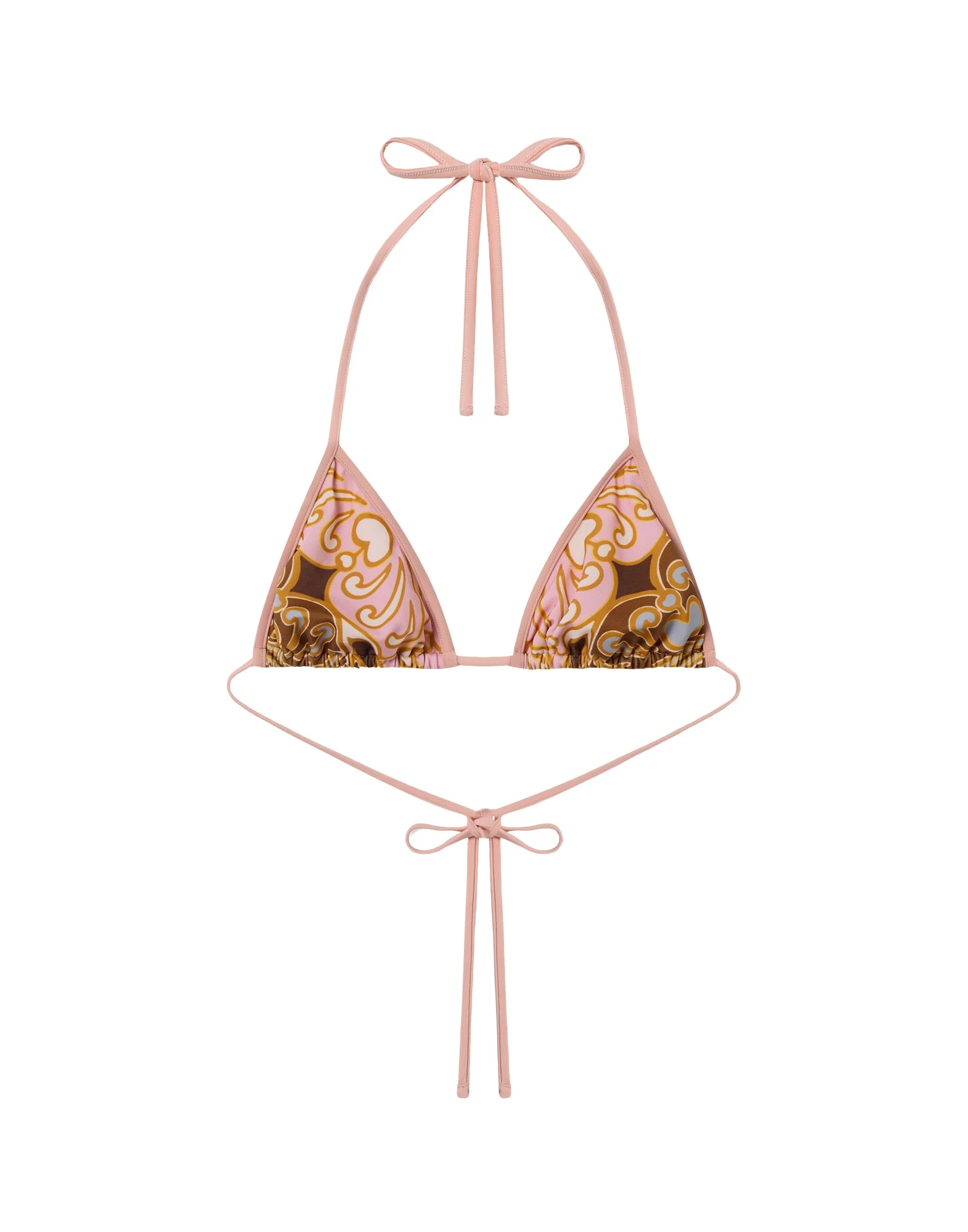 La-DoubleJ-Bikini-Top-in-Cocoon-Placee-Pink47519_nobg La DoubleJ Bikini Top in Cocoon Placée Pink - Beachwear - Milanese Maximalist Fashion at Luxury Shoes