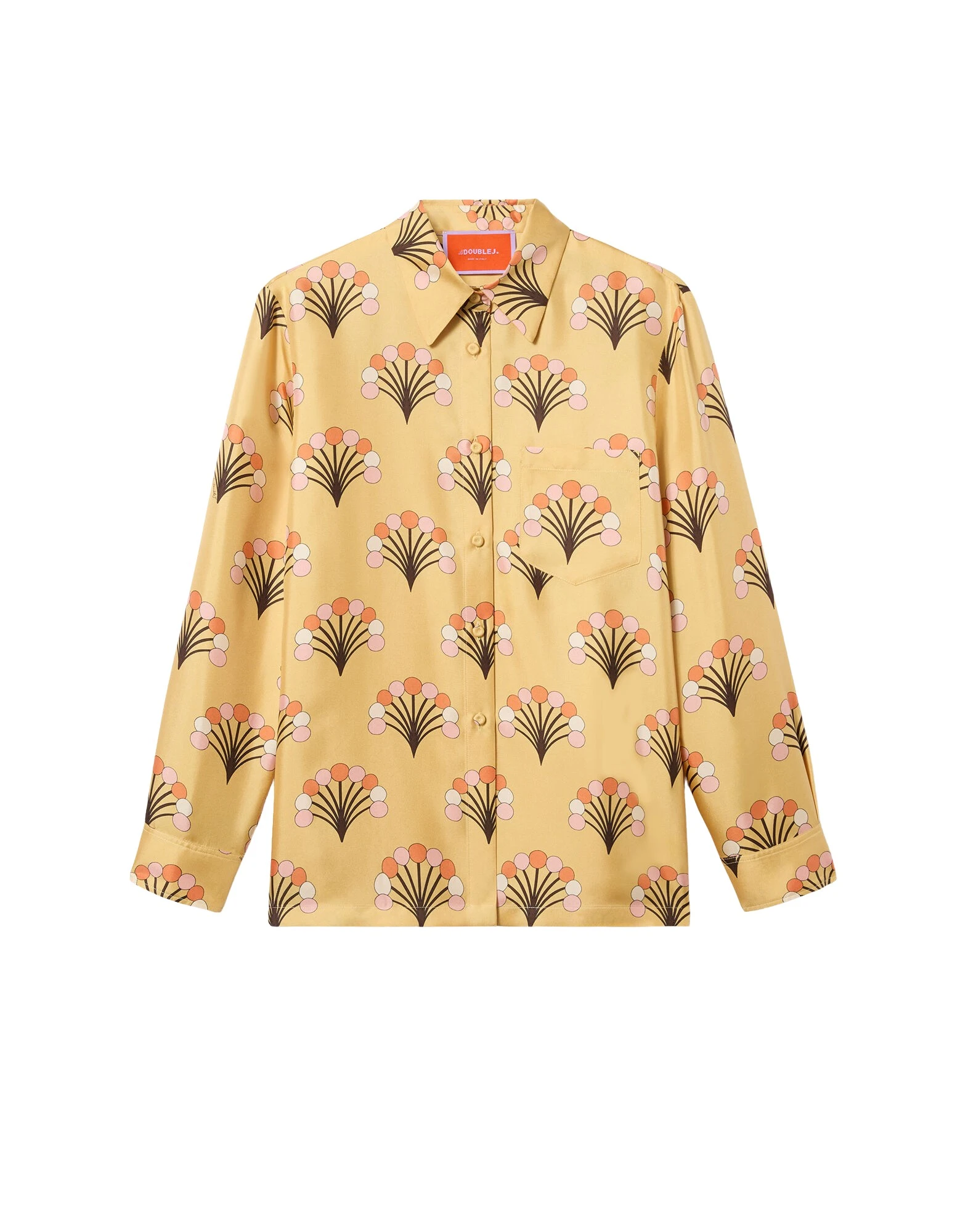 La-DoubleJ-Boy-Shirt-in-Florette-Yellow82212_nobg La DoubleJ Boy Shirt in Florette Yellow - Tops - Milanese Maximalist Fashion at Luxury Shoes