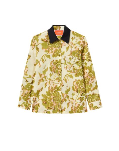 La DoubleJ Boy Shirt in Oasis Green - Tops - Milanese Maximalist Fashion at Luxury Shoes 