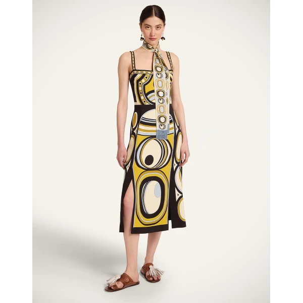 La DoubleJ Buy Me A Martini Dress in Sanctuary Placée Gold - Dresses - Milanese Maximalist Fashion at Luxury Shoes 