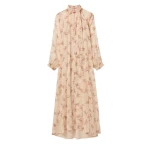 La DoubleJ Cerere Dress in Farfalla Buttercream - Dresses - Milanese Maximalist Fashion at Luxury Shoes 