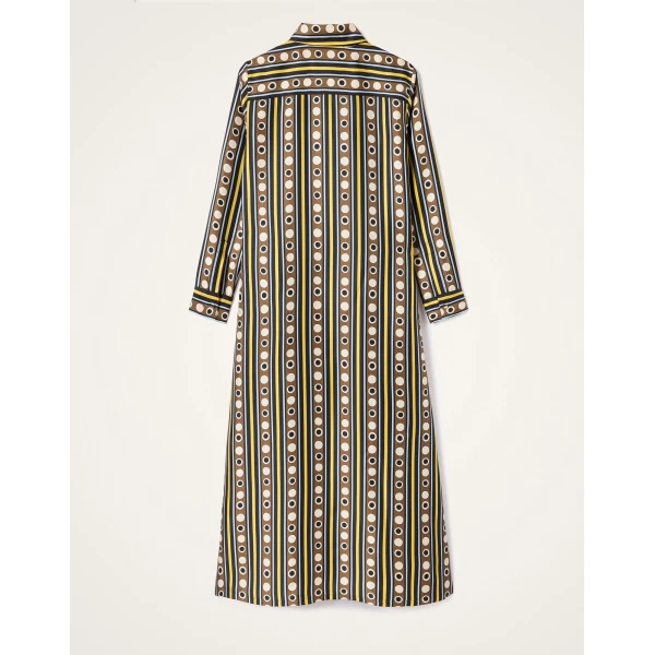 La DoubleJ Chemise Swing Dress in Sanctuary Brown - Dresses - Milanese Maximalist Fashion at Luxury Shoes 